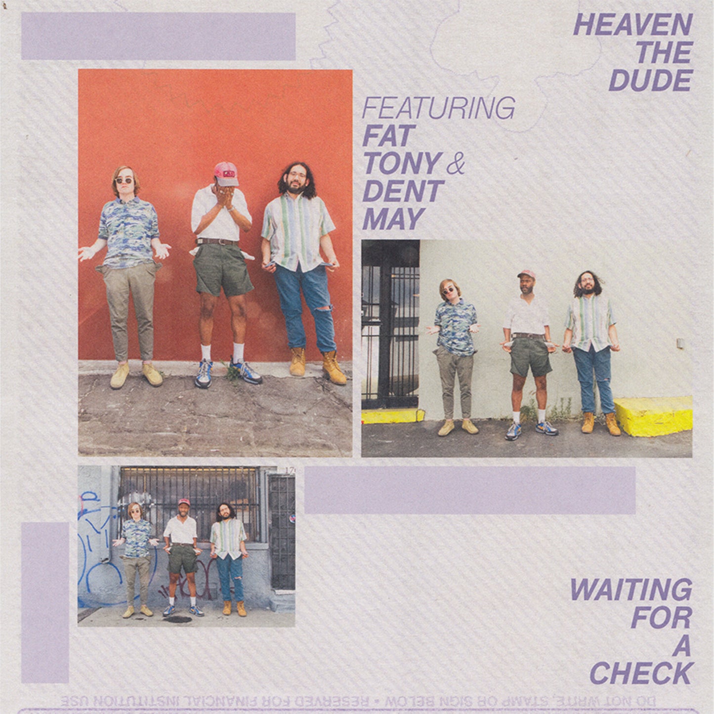 CAKD066 Heaven The Dude - "Waiting For A Check (feat. Fat Tony and Dent May)"