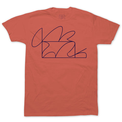 Carpark Records - Coral Logo tee