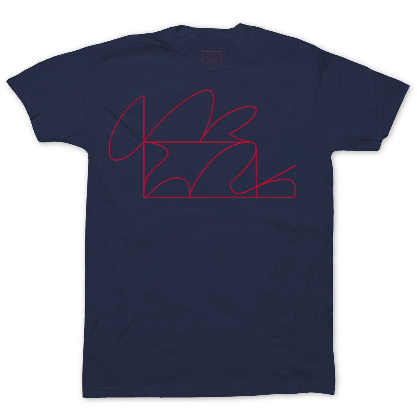 Carpark Records - Navy Logo tee