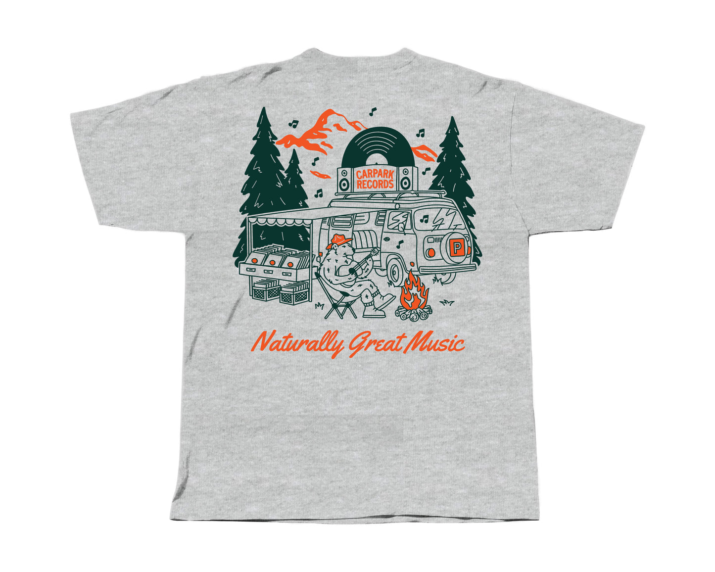 Camper Carpark Pocket Design T-Shirt