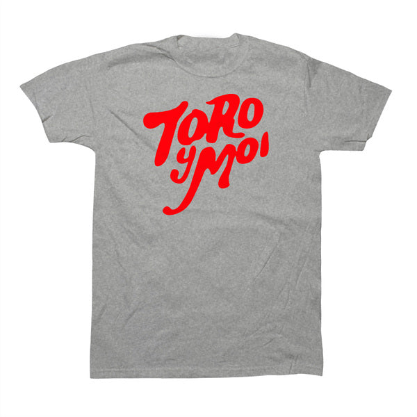 Toro Y Moi - T-shirt Red on Heather Gray