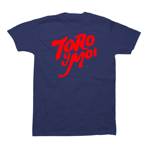 Toro Y Moi - T-shirt Red on Blue