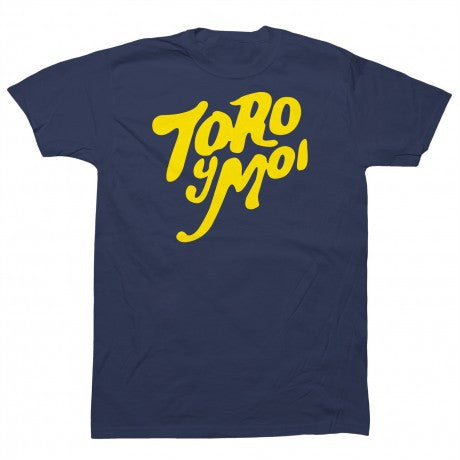 Toro Y Moi - T-shirt Navy w/ Gold